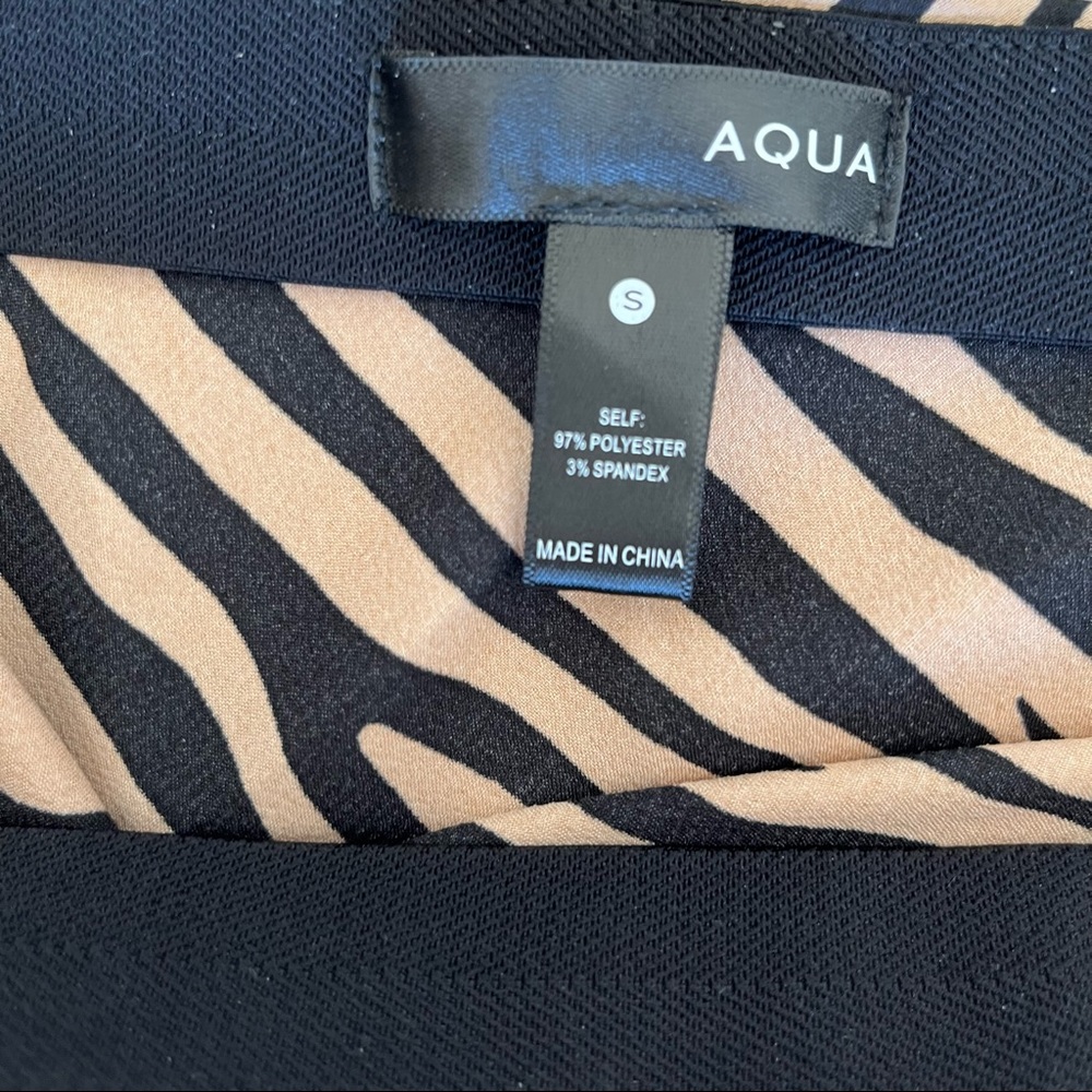 Silky Zebra Print Skirt - Picture 6 of 6